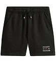 Tommy Hilfiger Sweatshorts - Flag - Sort Tommy Hilfiger Sweatshorts - Flag - Sort