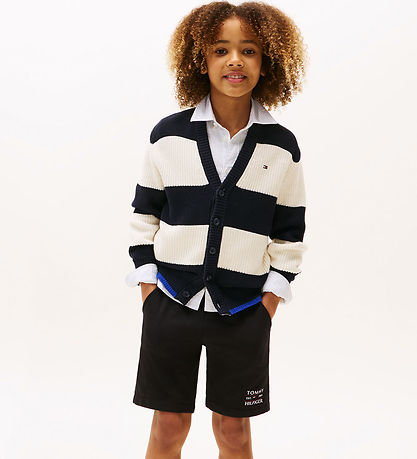 Tommy Hilfiger Sweatshorts - Flag - Sort Tommy Hilfiger Sweatshorts - Flag - Sort