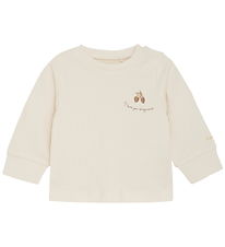 Fixoni Bluse - Rib - Eggnog Fixoni Bluse - Rib - Eggnog