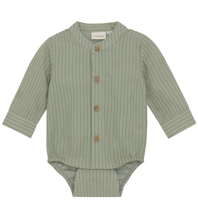Fixoni Skjortebody l/æ - Desert Sage
