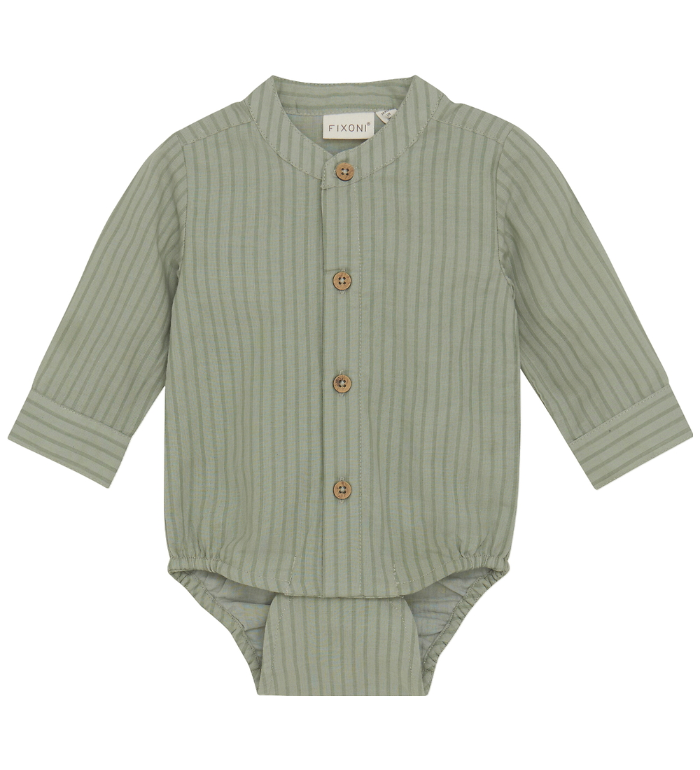 Fixoni Hemdbody l/ä - Desert Sage - Fixoni - 50 - Body L/Ä