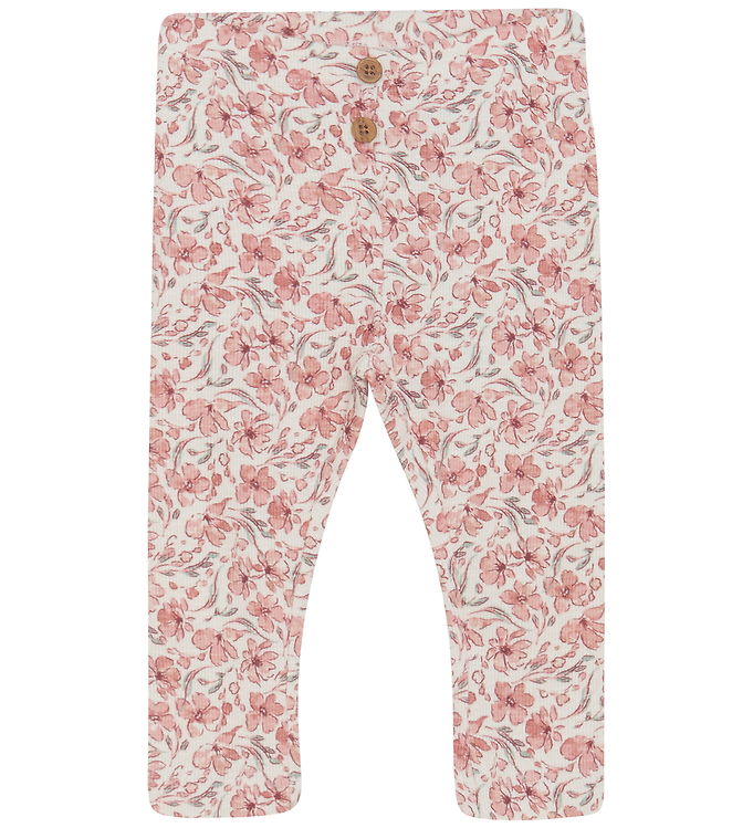 En Fant Leggings - Rib - AOP - Eggnog