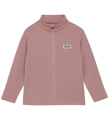 Color Kids Jakke m. Fleece - Stretch - Woodrose Color Kids Jakke m. Fleece - Stretch - Woodrose