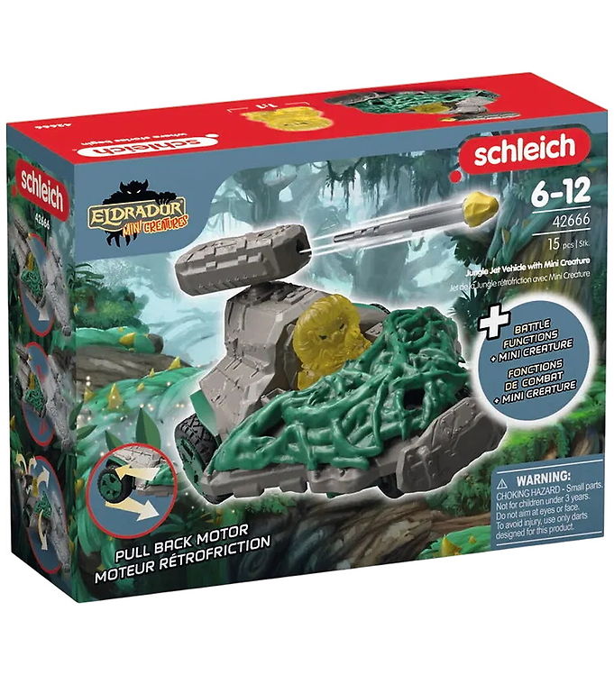 Schleich Eldrador Mini Creatures - Jungle Jet Køretøj - 42666