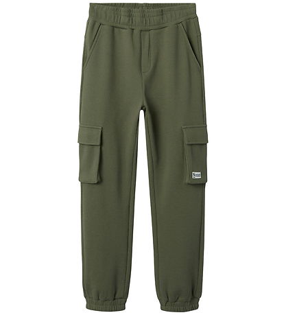 Name It Sweatpants - NkmPsavase - Deep Lichen Green Name It Sweatpants - NkmPsavase - Deep Lichen Green
