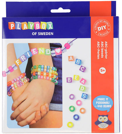 Playbox Kreasæt - Armbånd m. ABC-Perler - 440 stk