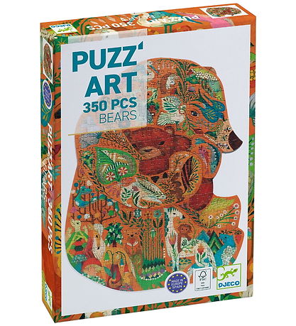 Djeco Puslespil - 350 Brikker - Puzz´Art - Bears