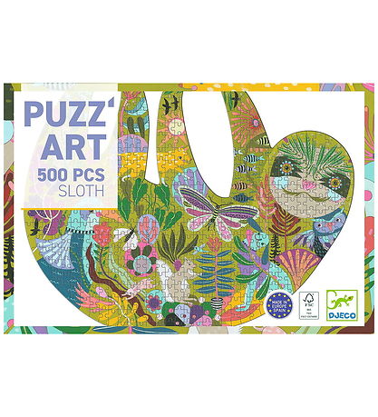 Djeco Puslespil - 500 Brikker - Puzz´Art - The Sloth