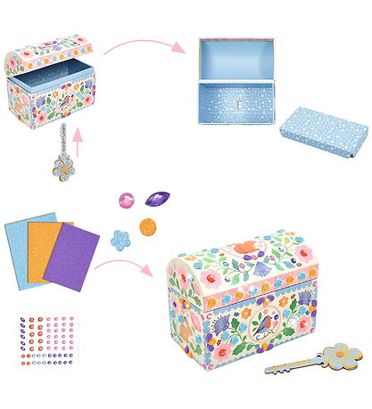 Djeco Kiste DIY - Mini Boites - Precious Treasure Djeco Kiste DIY - Mini Boites - Precious Treasure