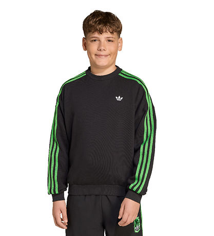 adidas Originals Sweatshirt - Crew - Minecraft - Sort