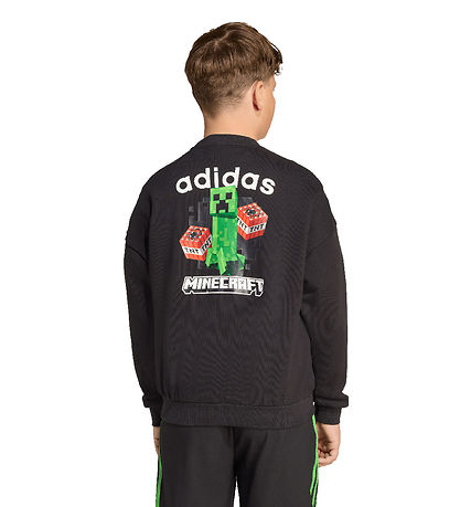 adidas Originals Sweatshirt - Crew - Minecraft - Sort