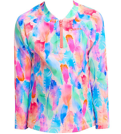Funkita Badebluse - Zippy Rash Vest - UV50+ - Tickle Pink Funkita Badebluse - Zippy Rash Vest - UV50+ - Tickle Pink