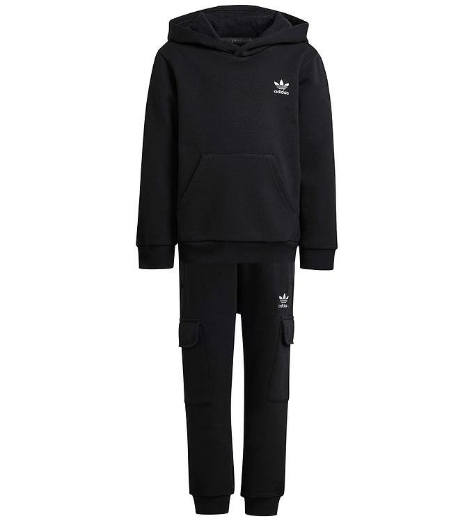 adidas Originals Sweatsæt - Hoodie FZ Cargo - Sort