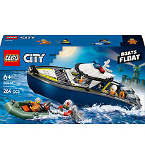 LEGO® City - Politibåd På Forbryderjagt 60456 - 264 Dele LEGO® City - Politibåd På Forbryderjagt 60456 - 264 Dele