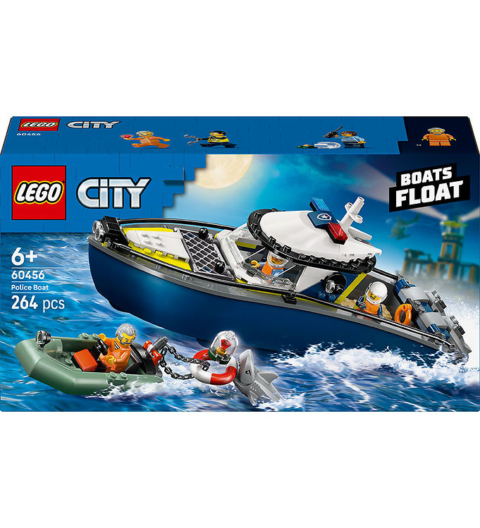 60456 LEGO City Politibåd på forbryderjagt