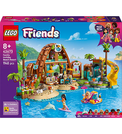 LEGO® Friends - Familieferie På Strandresort 42673 - 1140 Dele