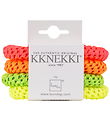 Kknekki Hårelastikker - 4-pak - Pink/Orange/Grøn/Gul Kknekki Hårelastikker - 4-pak - Pink/Orange/Grøn/Gul