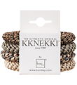 Kknekki Hårelastikker - 4-pak - Brun/Beige Kknekki Hårelastikker - 4-pak - Brun/Beige