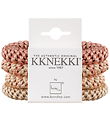 Kknekki Hårelastikker - 4-pak - Pink/Beige Kknekki Hårelastikker - 4-pak - Pink/Beige