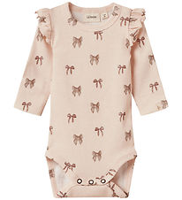 Lil' Atelier Body l/æ - Rib - NbfGavo - Silver Peony/Bow Lil' Atelier Body l/æ - Rib - NbfGavo - Silver Peony/Bow