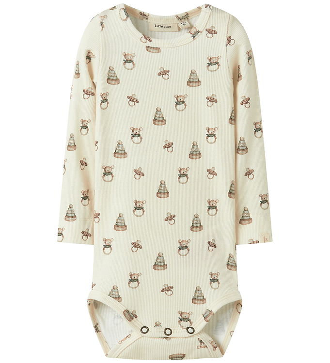 Lil' Atelier Body l/æ - Rib - NbnGavo - Turtledove/Toy