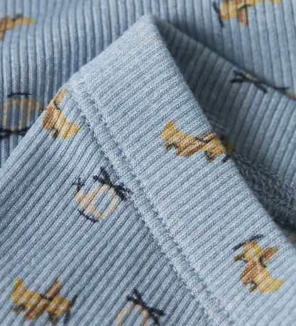 Name It Leggings - Rib - NbmKoalkab - Dusty Blue Name It Leggings - Rib - NbmKoalkab - Dusty Blue