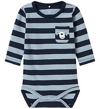 Name It Body l/æ - NbmKing - Dusty Blue Name It Body l/æ - NbmKing - Dusty Blue