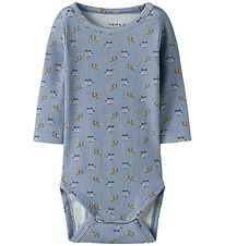 Name It Body l/æ - Rib - NbmKoalkab - Dusty Blue Name It Body l/æ - Rib - NbmKoalkab - Dusty Blue