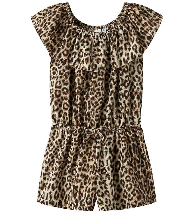 Name It Buksedragt - NkfVinaya - Noos - Black/Leopard AOP