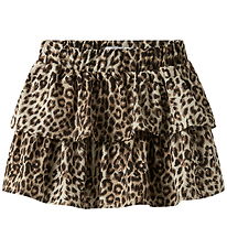 Name It Nederdel - NkfVinaya - Noos - Black/Leopard AOP Name It Nederdel - NkfVinaya - Noos - Black/Leopard AOP
