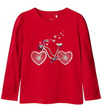 Name It Bluse - NmfKalesja - Tomato Name It Bluse - NmfKalesja - Tomato