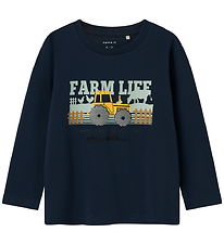 Name It Bluse - NmmLactor - Navy Blazer Name It Bluse - NmmLactor - Navy Blazer