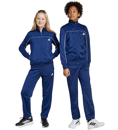 adidas Performance Træningssæt - J CP TR TS - DKBLUE/WHITE adidas Performance Træningssæt - J CP TR TS - DKBLUE/WHITE
