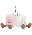 Jellycat Nøglering - Amuseable Pair of Marshmallows Jellycat Nøglering - Amuseable Pair of Marshmallows