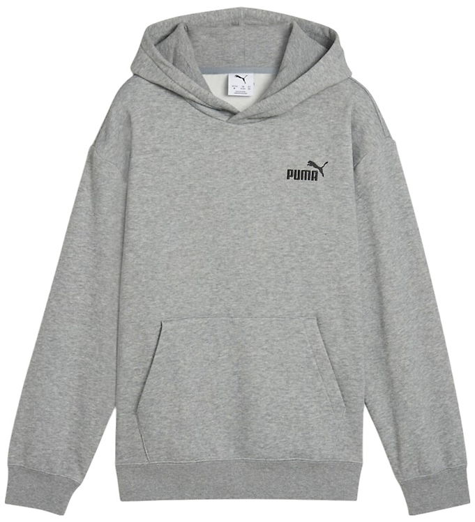 Puma Hættetrøje - ESS Small No. 1 Logo - Grå