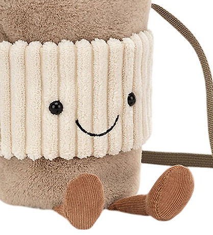Jellycat Skuldertaske - 20x9 cm - Amuseable Coffee-To-Go Jellycat Skuldertaske - 20x9 cm - Amuseable Coffee-To-Go