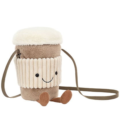 Jellycat Skuldertaske - 20x9 cm - Amuseable Coffee-To-Go Jellycat Skuldertaske - 20x9 cm - Amuseable Coffee-To-Go