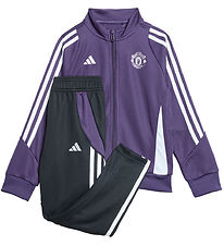 adidas Performance Træningssæt - MUFC TK SUIT I - Aurplu/Sort adidas Performance Træningssæt - MUFC TK SUIT I - Aurplu/Sort