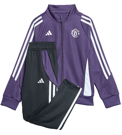 adidas Performance Træningssæt - MUFC TK SUIT I - Aurplu/Sort