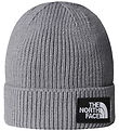 The North Face Hue - Strik - Logo Box Cuffed - Medium Grey Heath The North Face Hue - Strik - Logo Box Cuffed - Medium Grey Heath