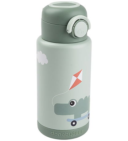 Done by Deer Termoflaske - 340 ml - Playground - Grøn