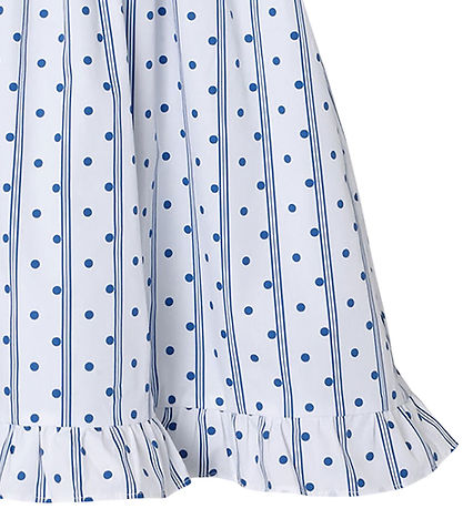 Fliink Dress - Polka - Cloud Dancer Dot Aop