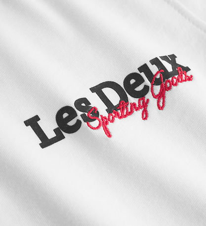 Les Deux T-shirt - Racing - White w. Logo