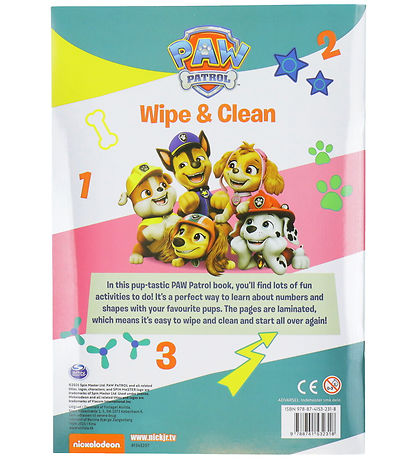 Alvilda Activiteitenboek - Paw Patrol - Wissen & Clean