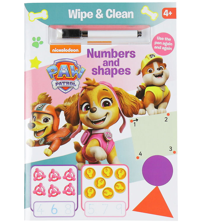 Alvilda Aktivitetsbog - Paw Patrol - Wipe & Clean