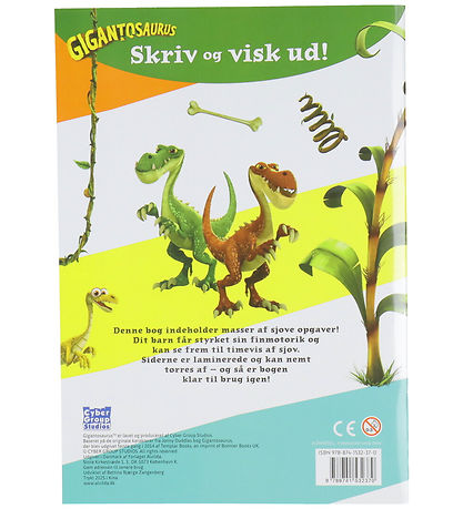 Cahier d'Activités Alvilda - Gigantosaurus - Écrire et effacer