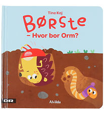 Alvilda Bog - Minisjang - Børste - Hvor Bor Orm ? - Dansk Alvilda Bog - Minisjang - Børste - Hvor Bor Orm ? - Dansk