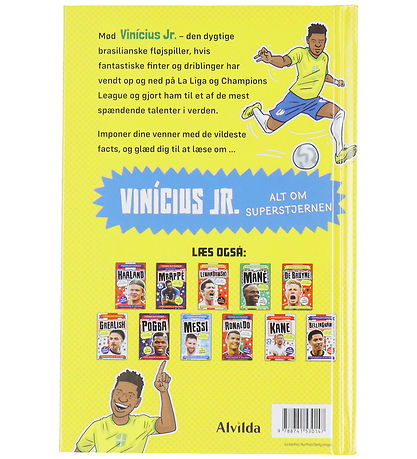 Alvilda Bog - Fodboldstjerner - Vinicius Jr. - Dansk