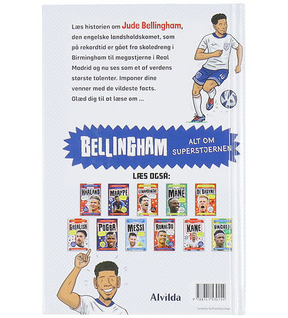 Alvilda Bog - Fodboldstjerner - Bellingham - Dansk Alvilda Bog - Fodboldstjerner - Bellingham - Dansk