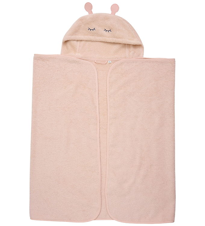 Pippi Babyhåndklæde – 70×120 cm – Rose Dust